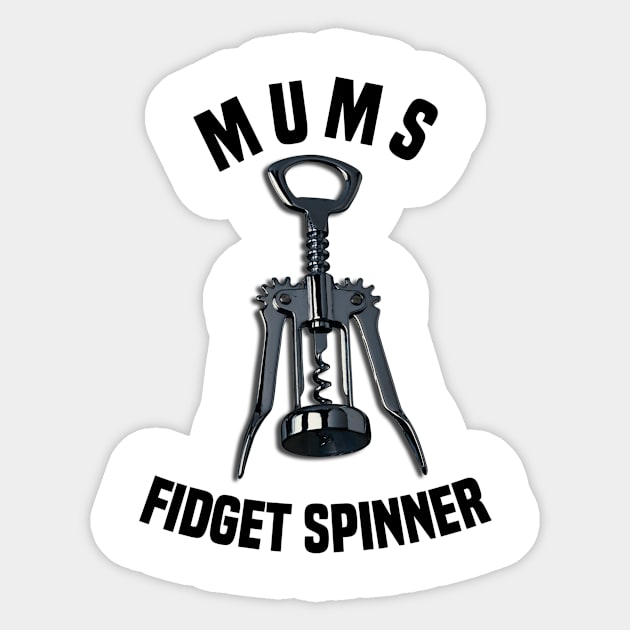 Mums Fidget Spinner Sticker by FirstTees